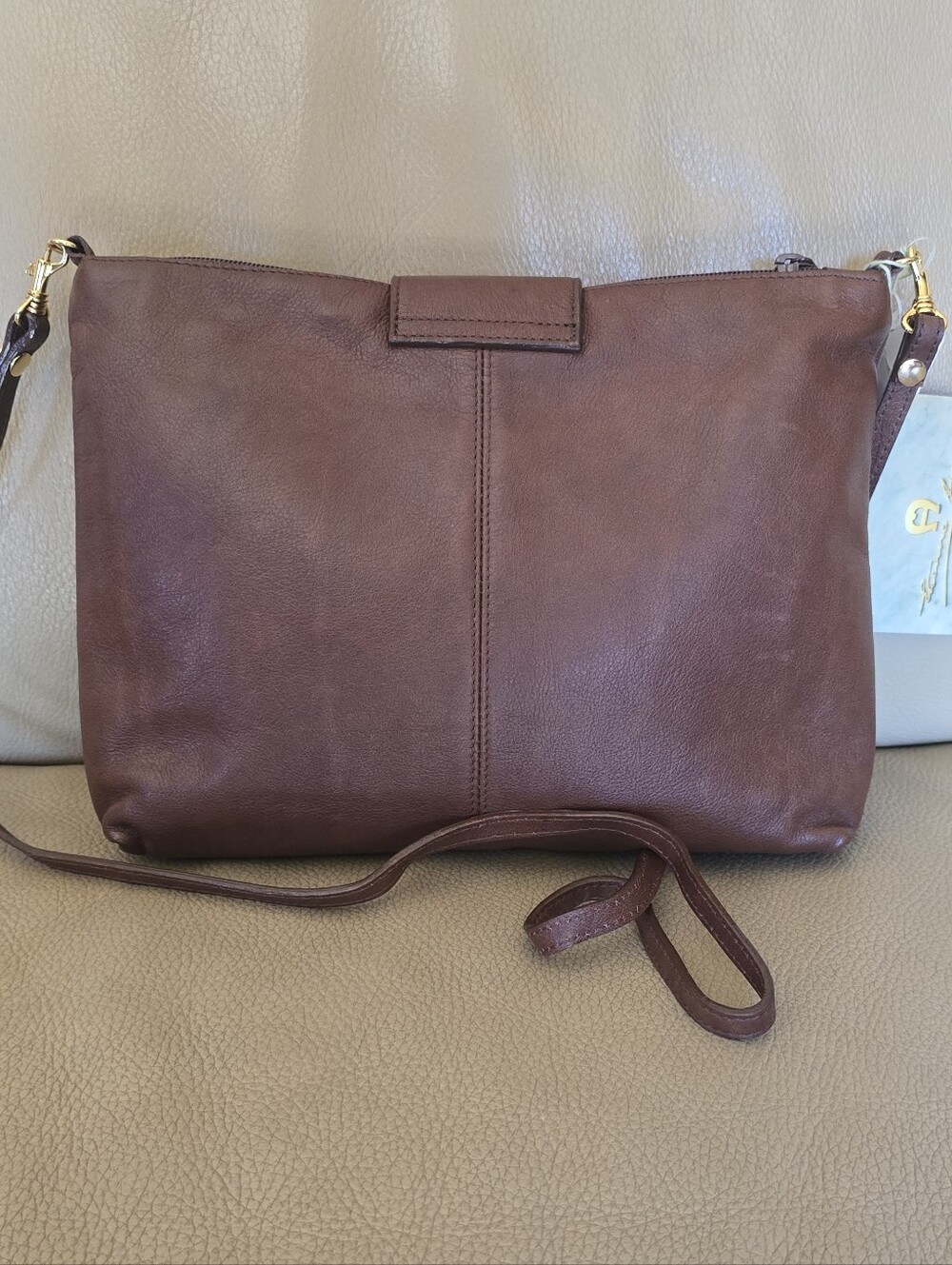 NWT Etienne Aigner Crossbody Bag Tobacco Brown - Picture 10 of 10